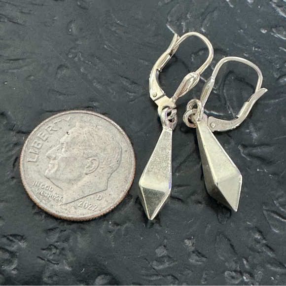 Zina of Beverly Hills sterling silver earrings - Picture 2 of 3